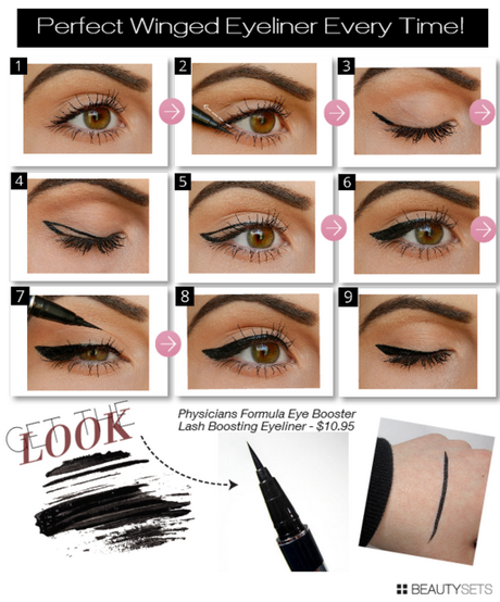 winged-liner-makeup-tutorial-20 Gevleugelde liner make-up tutorial