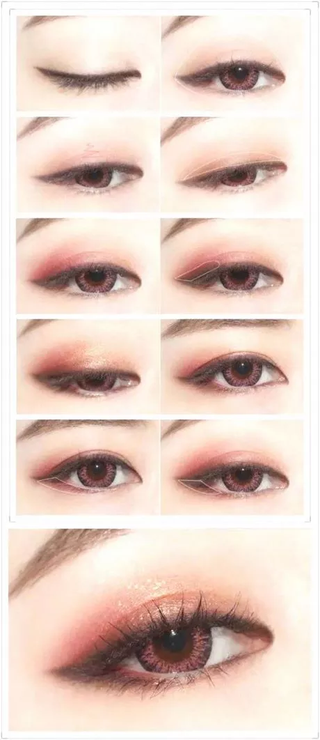 asian-eyeshadow-makeup-tutorial-23_13-6 Aziatische oogschaduw make-up tutorial