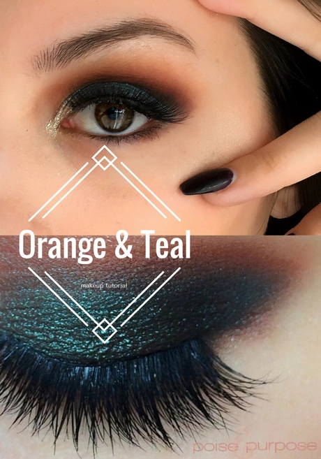 black-and-orange-makeup-tutorial-63-3 Zwarte en oranje make-up tutorial
