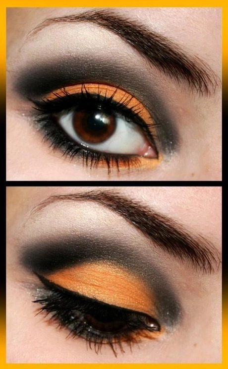 black-and-orange-makeup-tutorial-63_6-11 Zwarte en oranje make-up tutorial