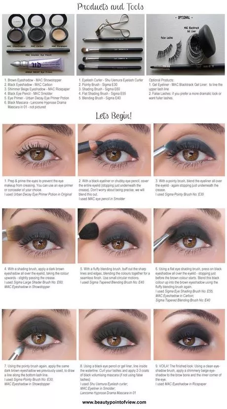 black-smokey-eyeshadow-makeup-tutorial-07_12-4 Zwarte smokey oogschaduw make-up tutorial