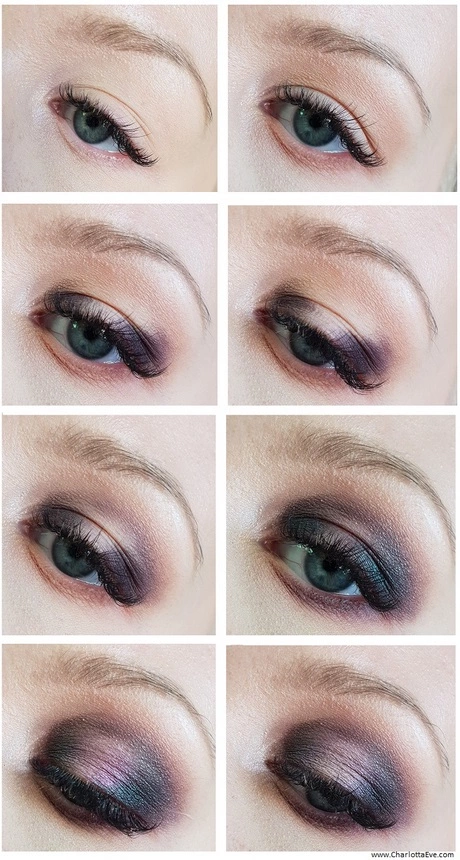 blue-and-brown-makeup-tutorial-09_3-11 Blauwe en bruine make-up tutorial