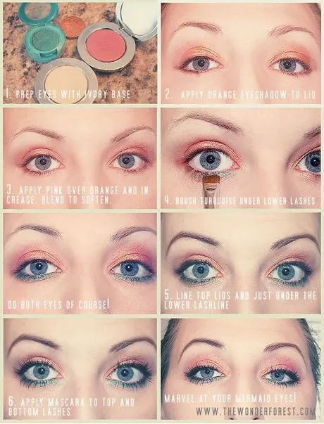 blue-and-orange-makeup-tutorial-54_13-5 Blauwe en oranje make-up tutorial
