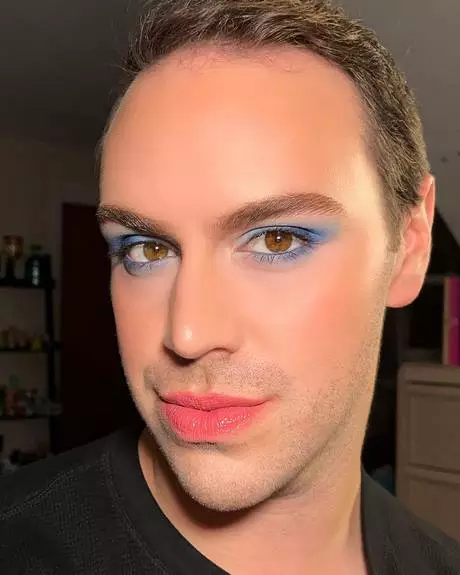 blue-and-orange-makeup-tutorial-54_5-11 Blauwe en oranje make-up tutorial