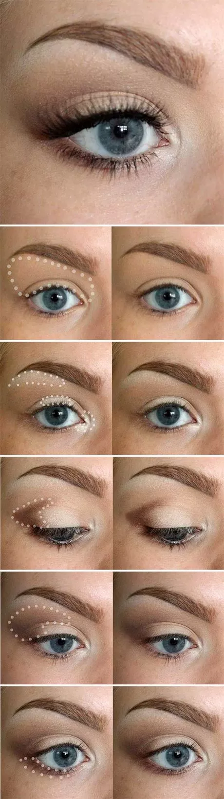 blue-eyes-brown-hair-makeup-tutorial-44_16-9 Blauwe ogen Bruin haar make-up tutorial