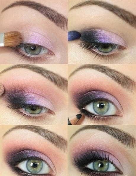 blue-smokey-eyes-makeup-tutorial-59_9-20 Blauwe smokey eyes make-up tutorial