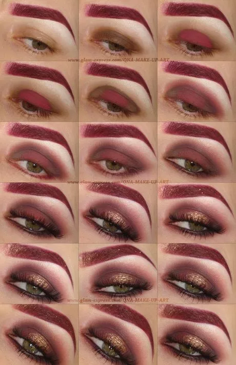 burgundy-and-gold-makeup-tutorial-80_10-2 Bordeaux en goud make-up tutorial