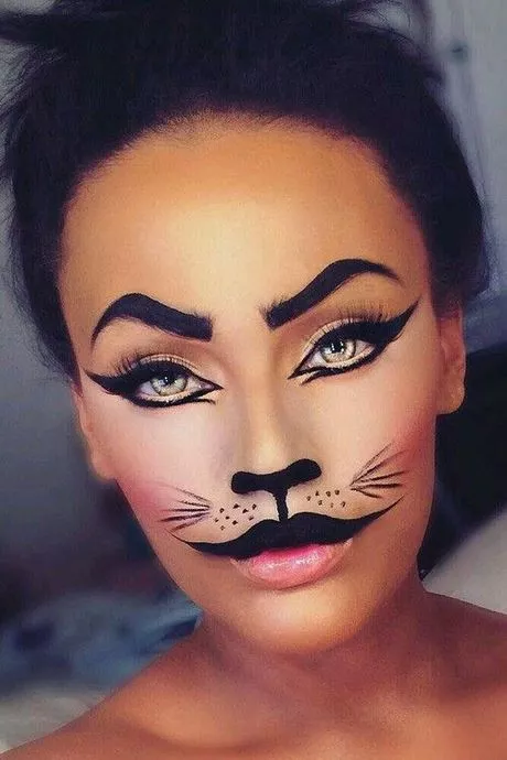 cat-costume-makeup-tutorial-48_14-7 Cat kostuum make-up tutorial