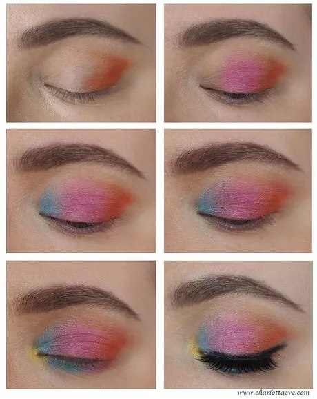 colorful-eye-makeup-tutorial-09_2-7 Kleurrijke oog make-up tutorial