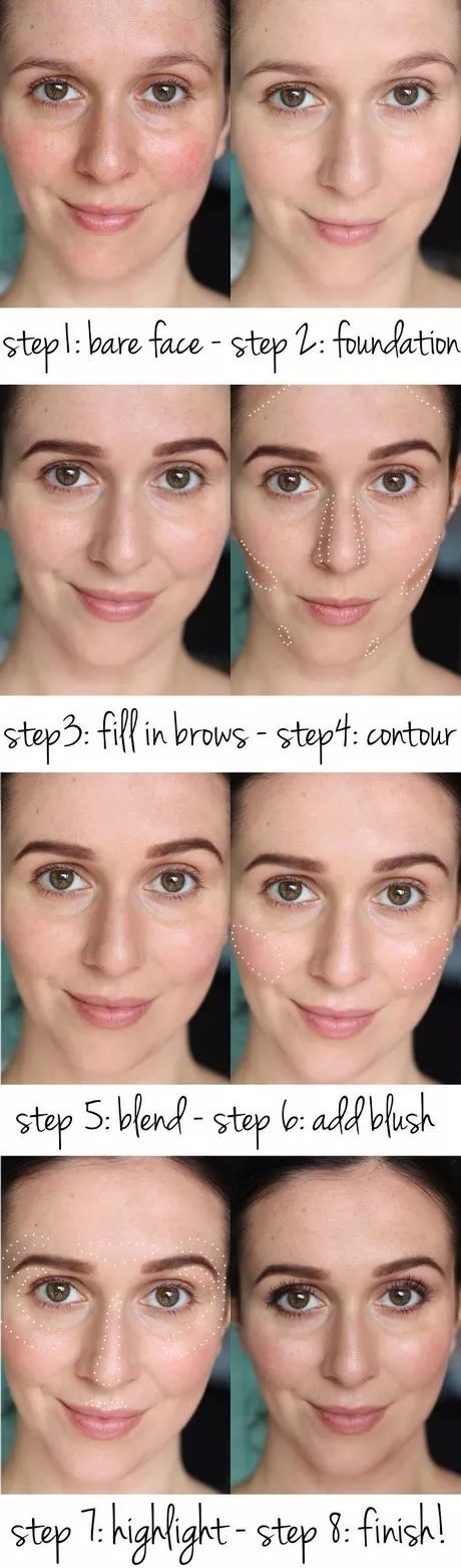 contour-makeup-tutorial-for-light-skin-60_7-13 Contour make-up tutorial voor lichte huid
