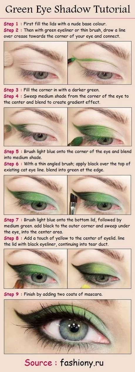 dark-green-eye-makeup-tutorial-39_2-8 Donkergroene oog make-up tutorial