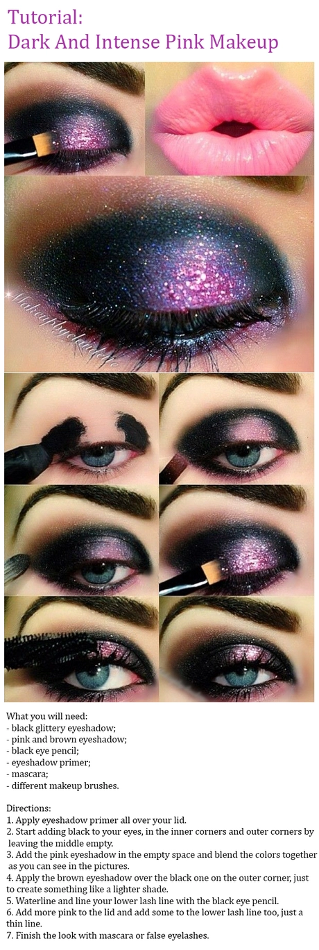 dark-pink-makeup-tutorial-31_4-8 Donker roze make-up tutorial