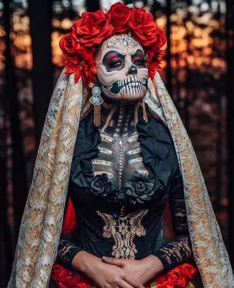 day-of-the-dead-makeup-tutorial-catrina-84_3-13 Dag van de dode make-up tutorial catrina