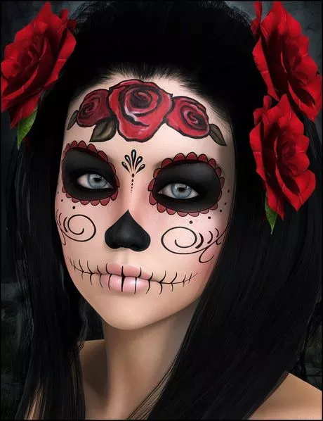 day-of-the-dead-makeup-tutorial-catrina-84_5-15 Dag van de dode make-up tutorial catrina