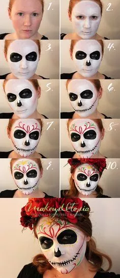 day-of-the-dead-skull-makeup-tutorial-08_7-17 Dag van de dode schedel make-up tutorial