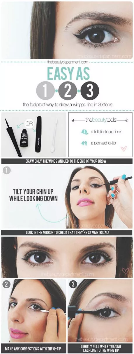 easy-cat-eye-makeup-tutorial-18_8-17 Gemakkelijk cat eye make-up tutorial