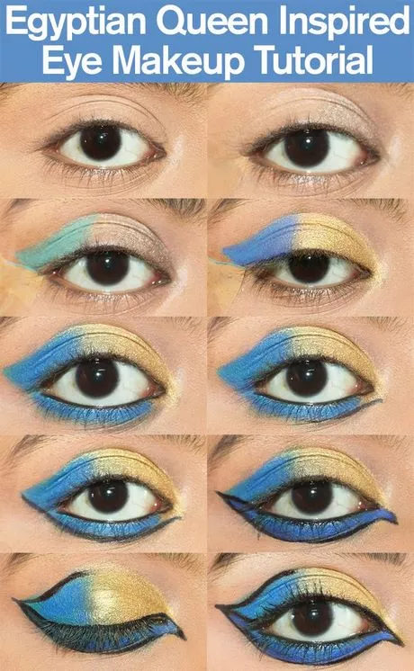 egyption-eye-makeup-tutorial-05_4-10 Egyption oog make-up tutorial