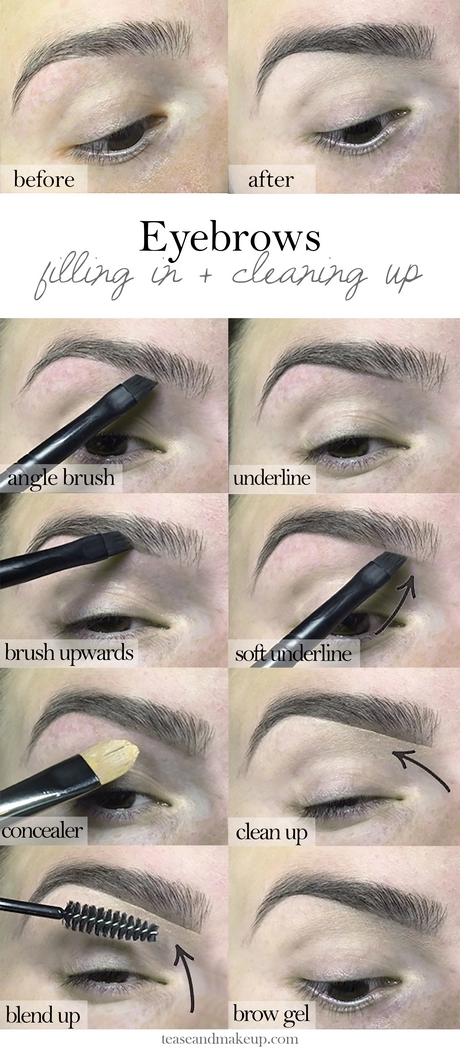 eye-and-eyebrow-makeup-tutorial-28_3-8 Oog en wenkbrauw make-up tutorial