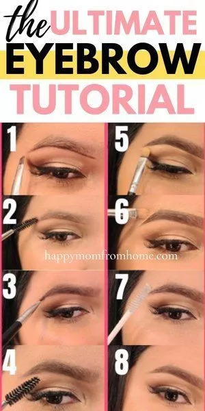 eye-and-eyebrow-makeup-tutorial-28_7-12 Oog en wenkbrauw make-up tutorial