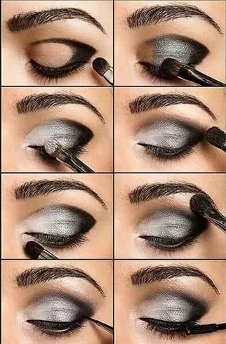 eye-makeup-tutorial-black-eyeshadow-08_5-13 Oog make-up tutorial zwarte oogschaduw