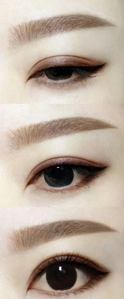 eyebrow-makeup-tutorial-korean-14_11-4 Wenkbrauw make-up tutorial Koreaans