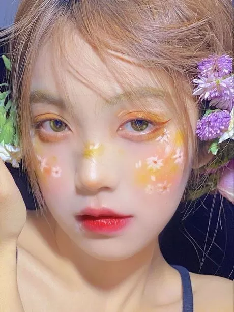 flower-child-makeup-tutorial-46_11-4 Bloem kind make-up tutorial