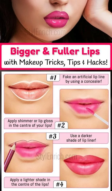 fuller-lips-makeup-tutorial-92_15-7 Fuller lippen make-up tutorial