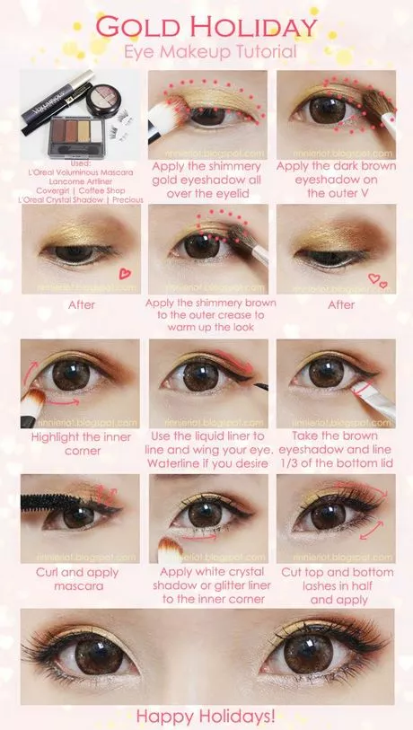 glitter-eyeshadow-makeup-tutorial-37_10-2 Glitter Oogschaduw Make-up tutorial