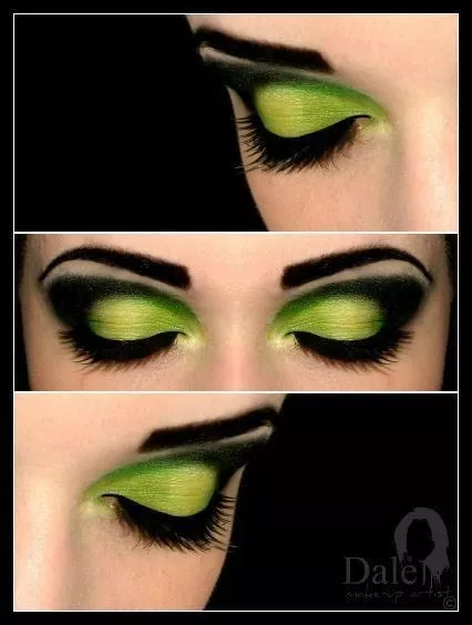 green-witch-eye-makeup-tutorial-39_2-10 Groene heks oog make-up tutorial