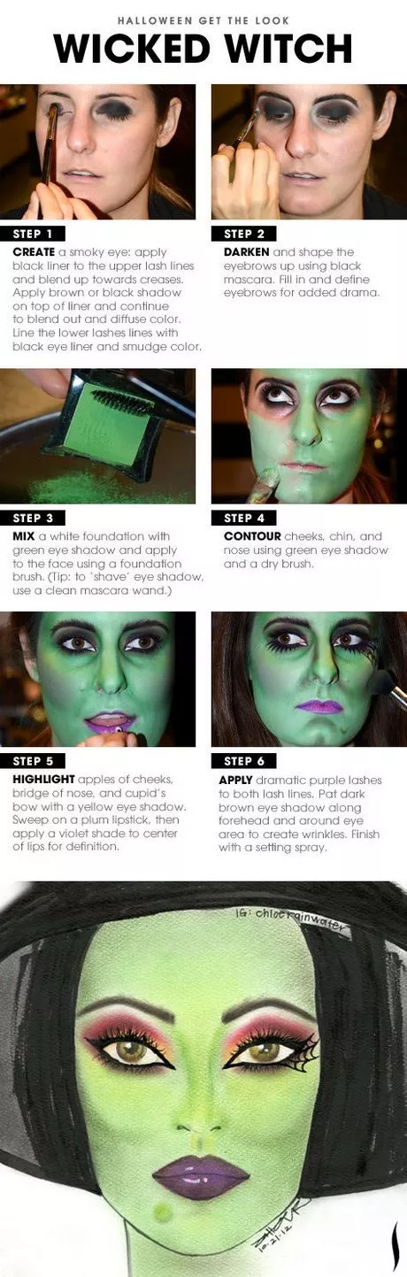 green-witch-eye-makeup-tutorial-39_8-16 Groene heks oog make-up tutorial