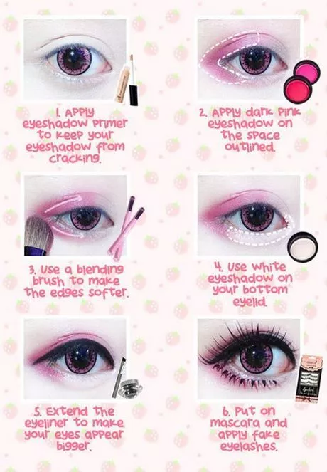 japanese-anime-eye-makeup-tutorial-26_7-12 Japanse anime oog make-up tutorial