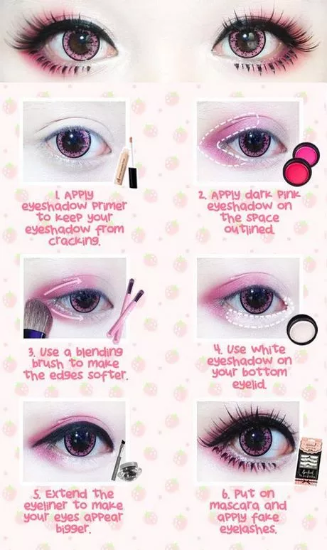 japanese-doll-eyes-makeup-tutorial-36-2 Japanse pop ogen make-up tutorial