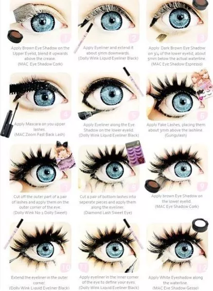japanese-doll-eyes-makeup-tutorial-36_12-5 Japanse pop ogen make-up tutorial