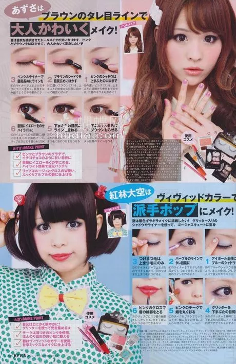 japanese-kawaii-makeup-tutorial-60_11-4 Japanse kawaii make-up tutorial