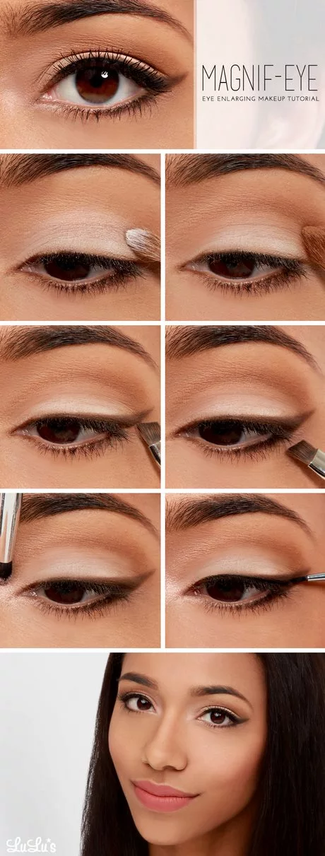large-eye-makeup-tutorial-48_7-14 Grote oog make-up tutorial