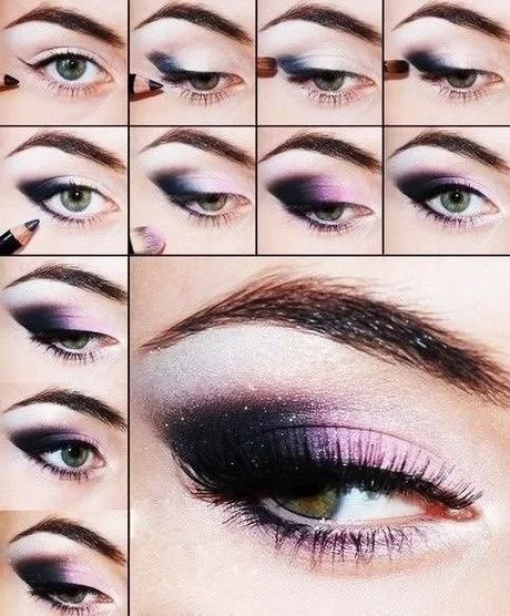 light-purple-makeup-tutorial-78_11-3 Licht paarse make-up tutorial