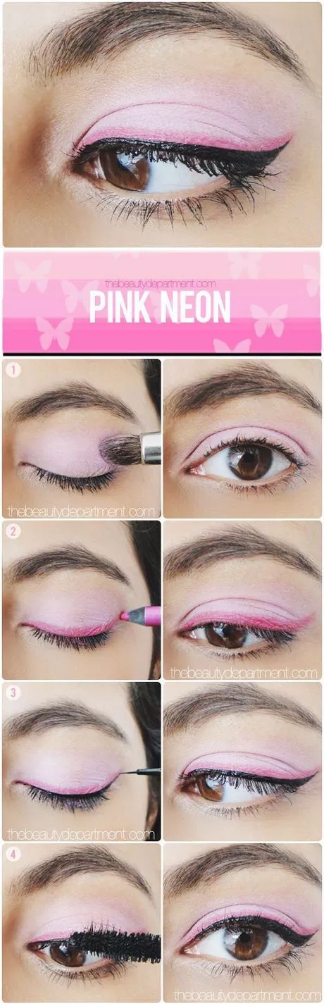 neon-pink-makeup-tutorial-10-1 Neon roze make-up tutorial