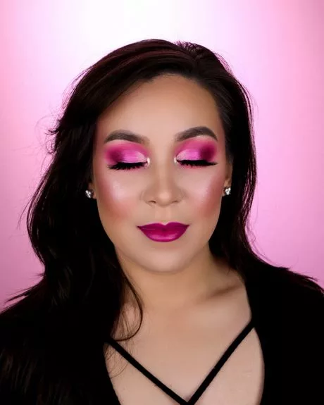 neon-pink-makeup-tutorial-10_10-2 Neon roze make-up tutorial