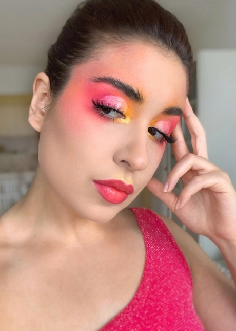 neon-pink-makeup-tutorial-10_2-8 Neon roze make-up tutorial