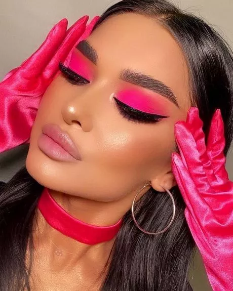 neon-pink-makeup-tutorial-10_6-12 Neon roze make-up tutorial