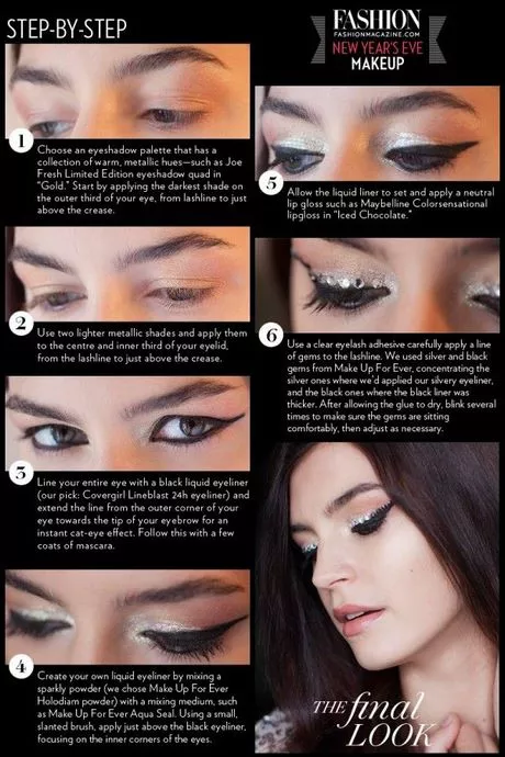 new-years-sparkly-makeup-tutorial-19_5-13 Nieuwjaar sparkly make-up tutorial