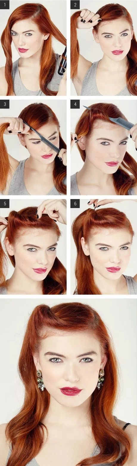 pin-up-girl-hair-and-makeup-tutorial-11_8-16 Pin up meisje haar en make-up tutorial