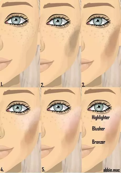 pink-cheeks-makeup-tutorial-89_3-8 Roze wangen make-up tutorial