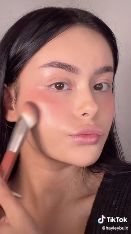 pink-cheeks-makeup-tutorial-89_7-12 Roze wangen make-up tutorial