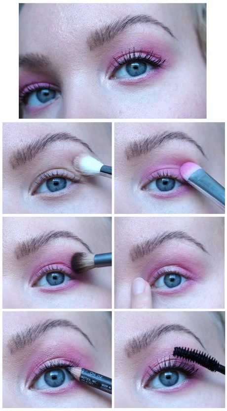 pink-sparkle-makeup-tutorial-81-1 Roze sparkle make-up tutorial