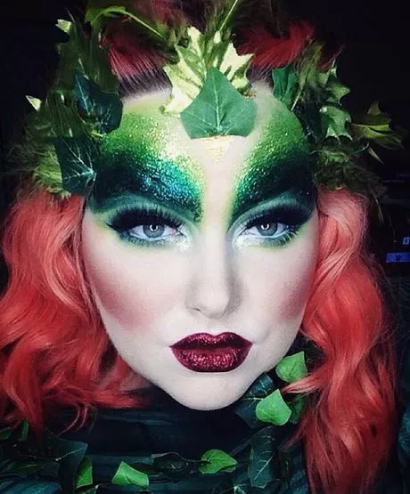 poison-ivy-costume-makeup-tutorial-62_10-4 Poison ivy kostuum make-up tutorial