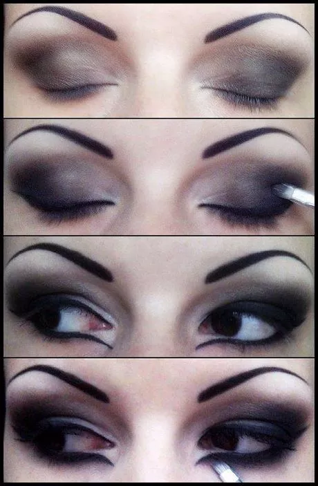 punk-makeup-tutorial-for-brown-eyes-59_6-14 Punk make-up tutorial voor bruine ogen