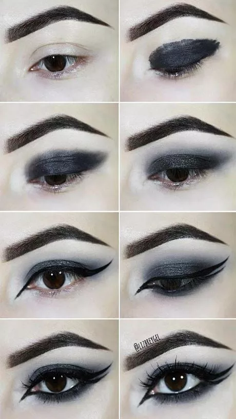 punk-makeup-tutorial-for-brown-eyes-59_7-15 Punk make-up tutorial voor bruine ogen