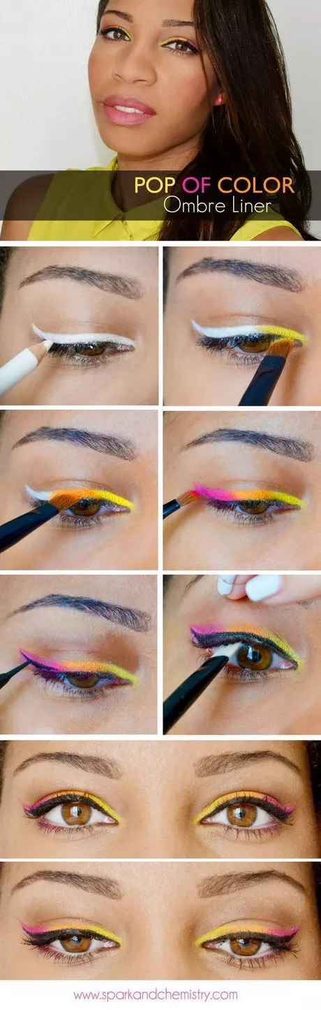 rainbow-eyeliner-makeup-tutorial-30_8-15 Regenboog eyeliner make-up tutorial
