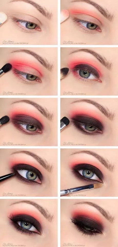 red-and-black-makeup-tutorial-04_6-11 Rode en zwarte make-up tutorial